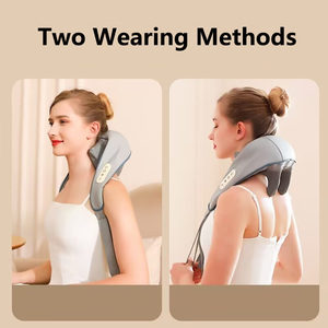 Dispositivo de masaje para el hogar, compresa de calor, calmante, malaxación, trapecio, masajeador muscular, cuello, hombro Cervical - Product Image 4