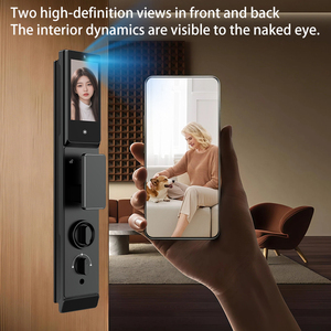 K10 Tuya WiFi Smart <strong>Lock</strong> with Front&amp;Rear <strong>Camera</strong> Two-Way Audio,Palm Vein,Face,Fingerprint,Card,Password,Key App Unlock for Home - Product Image 4