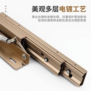 Aluminum Alloy <b>Drawer</b> <b>Slide</b> 36 In Full Extension Retractable Sliding Rail For Cabinet <b>Drawer</b> Minimalist Design - Product Image 5