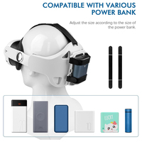 Nouvel arrivage Accessoires VR confortables Sangle de tête à la fois pour Meta Quest 2 & 3 Sangle Elite acceptable avec support de batterie pour Quest 3