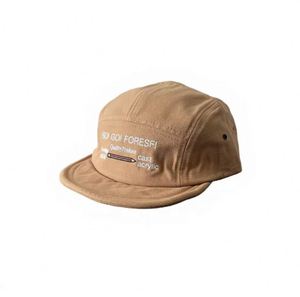 Casquette plate à 5 panneaux en coton personnalisée avec broderie, style Y2K, prête pour la plage, unisexe - Product Image 4