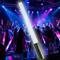 Çok renkli LED çubuk ışık uzaktan kumanda RGB floresan lamba el LED parlak çubuk kolye parti için