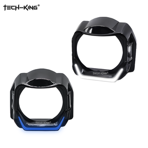 TECH-KING 3,0 pulgadas 1,5 pulgadas 1,8 pulgadas decoración cubierta lámpara coche motocicleta faro BI LED proyector cubierta con anillo de <span class=keywords><strong>Halo</strong></span> Led - Product Image 1