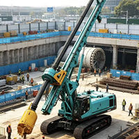 Foreuse rotative diesel SWDM450V de 447 kW avec une profondeur de forage de 121 m en stock pour la construction