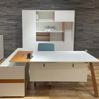 Bureau poste de travail en forme de L moderne PDG mobilier de direction bureaux de luxe pour la conception de table de chambre