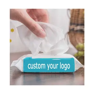 China Customized Logo Pure Water Organic Private Label Baby Wet Wipes for Hand Cleaning