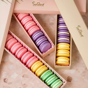Sunshine Food Grade Drawer Slide Rectangle Pastry Macaroons Packaging Paper <b>Box</b> - Product Image 5