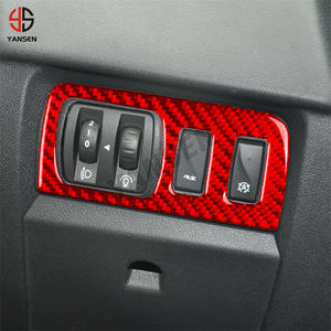 Pegatina de marco de botón de faro de coche de fibra de carbono para Renault Fluence Megane <span class=keywords><strong>RS</strong></span> 2009 2010 2011 <span class=keywords><strong>2012</strong></span> 2013 2014 2015 - Product Image 4