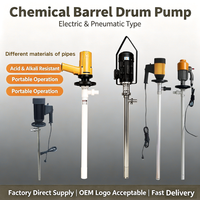 Pompe à fût électrique chimique 750W pour IBC, pompe à fût électrique pour liquides avec compteur, pompe à fût industrielle