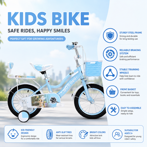 Vélo enfant 12, 14, 16, 18 pouces, prix bas, modèle adorable, pour enfants de 2 à 7 ans, directement de l'usine. - Product Image 2