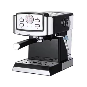 Semi <b>Automatic</b> Espresso <b>Coffee</b> <b>Machine</b> Stainless Steel 15 Bars Electric 1400W Hot Water System Household 2 Cups - Product Image 3