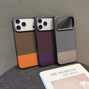 เคสโทรศัพท์มือถือคุณภาพสูง หนัง PU ลายหนังแท้ สำหรับ iPhone 17 16 15 14 pro max ป้องกันการลื่น พร้อมกรอบโลหะด้านหลัง - Product Image 4