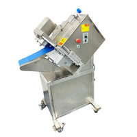 Trancheuse à viande commerciale entièrement automatique à épaisseur réglable pour poulet, bœuf et agneau, équipement de découpe pour cuisine d'hôtel