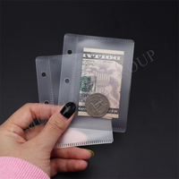 Pochettes A6 A7 A9 en PP dépoli pour argent, sans fermeture éclair, perforées pour feuilles mobiles, pochette budgétaire, pochette de classement sans fermeture éclair