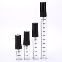 2ml 3ml 5ml 10ml Bouteille graduée Vaporisateur de parfum en verre transparent Lotion portable de voyage
