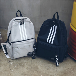 Fashionable Lightweight Student <b>Backpack</b> Customizable Logo Casual Dual-shoulder Bag Arc Shoulder <b>Strap</b> Polyester Lining Oxford - Product Image 2