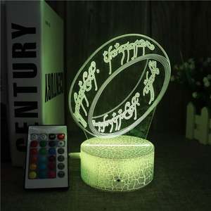 OEM Ramadan Prière Éclairage Décoration 3D LED USB Lampes Islam <span class=keywords><strong>Lampe</strong></span> de Lit Veilleuse avec Acrylique Symbole Musulman Coran Lune - Product Image 4