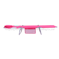 Chaise de plage pliante, chaise longue de bronzage avec trou pour le visage, chaise de bronzage réglable, lit de bronzage d'extérieur