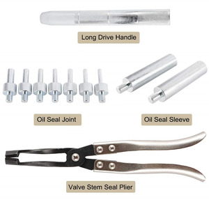 11 Uds. Alicates de sello de aceite de válvula, <span class=keywords><strong>Kit</strong></span> de compresor de resorte de válvula de culata, herramienta de reparación de automóviles - Product Image 3