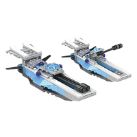 COGO - Bloques de Construcción de Modelos de Naves de Guerra, Bloques Técnicos Compatibles con la Serie City, Juguetes de Bloques