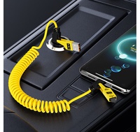 Cable de Carga Tipo C Cuatro en Uno de 1.5 Metros para Huawei iPhone, Carga Rápida
