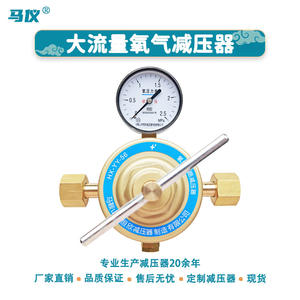 Válvula Reductora de Presión de Oxígeno de Alto Flujo HX-YY-56 de Cobre Puro con Manómetro Único, en Existencia en la Fábrica Hengxin - Product Image 4