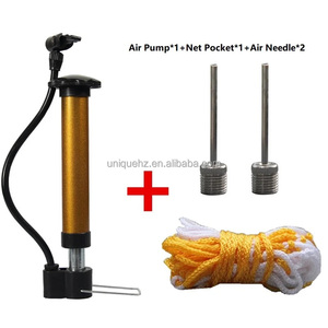 Tragbarer Fahrradpumpe-Stahlrohr-Inflator manueller Pumpfußpedal Boden-Luftfüller äußerer Schlauch passt zu Bikes Fußball Basketball - Product Image 5