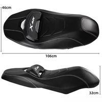 Accessoires pour moto XMAX 300, coussin de siège isolant en cuir PU souple, siège confortable pour moto YAMAHA XMAX 125 250 400