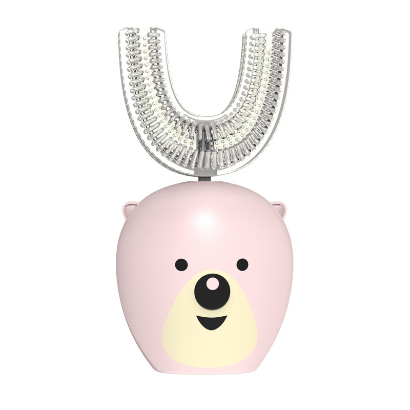 2022 новое поступление электрическая звуковая зубная щетка Оптовая продажа Мягкая Водонепроницаемая U-образная Детская электрическая зубная щетка