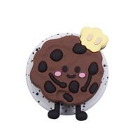 Support magnétique en gel de silicone mignon style biscuit pour bureau – Support et poignée de téléphone