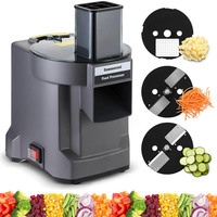 Hete verkoop elektrische multifunctionele groentehakker/snijder/dicer machine ui aardappel commerciële voedselverwerker