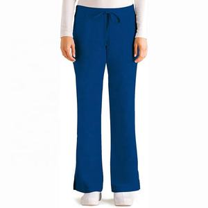 Scrub infermieristico medico all'ingrosso pantaloni da jogging da donna elastico in vita a vita media gamba svasata pantaloni da donna Scrub - Product Image 5
