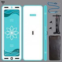 JTRDA Best-seller : Tapis de yoga flottant gonflable pour sports nautiques, planche aquatique gonflable, tapis de fitness pliable pour piscine