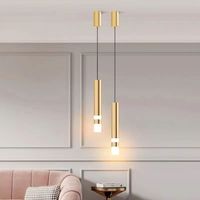Lustre LED Rond Anti-Éblouissement en Aluminium et Cristal, Style Nordique Américain, Moderne et Créatif, pour Villa, Bureau à Domicile, Design Lune de Luxe