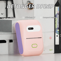 Imprimante d'étiquettes portable sans fil 300 DPI pour la création d'autocollants de codes-barres pour papier de 57 mm en stock, compatible SDK
