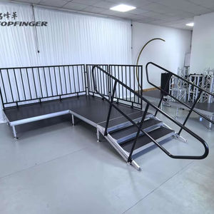 Vente chaude Wenger 4ft * 4ft/4ft * 8ft Plate-forme de scène en aluminium pour événements Mariages Éclairage DJ Danse-pour treillis Affiche - Product Image 1