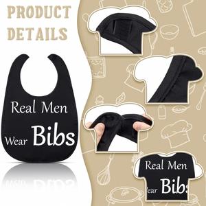 Bavoirs amusants et grands pour adultes, lavables, protège-vêtements pour la salle à manger, pour femmes et hommes, pour manger et s'alimenter - Product Image 4