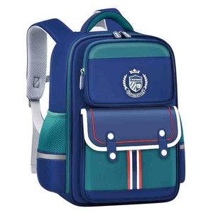 High Quality <b>School</b> Bag From Grade 1 to 6 Boys and Girls <b>Backpack</b> Wear-resistant, Load-reducing and Large-capacity Printing - Product Image 1
