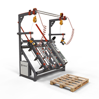 Machine à clouer les plateaux en bois ZZCHRYSO de haute qualité / Équipement de clouage du bois / Table de clouage des palettes