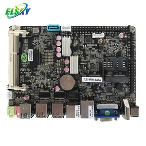 ELSKY taiwan motherboard M500SE with processor Broadwell-U 5th Gen CORE I7-5500U 2.5inch SSD/HDD 10*USB for all in one pc