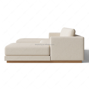 Ensemble de canapés modulaires FERLY, style élégant, meubles d'intérieur, structure en bois, revêtement en tissu, salon moderne, hôtel, chaise en <span class=keywords><strong>U</strong></span> - Product Image 4