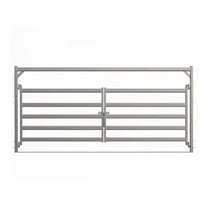 Stockyard Corral Panel Cattle Horse Round Yard Panels 5 Oval Rails Livestock Cattle Corral Fence