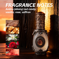 Bâtonnets d'encens transfrontaliers explosifs à la vanille, rose et ambre, parfum concentré, huile essentielle, longue durée 12 heures, pour hommes