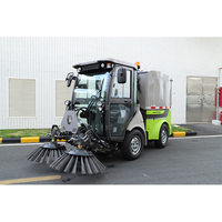 Balayeuse routière diesel S1800F 180L, largeur de balayage 1950 mm, balayeuse de rue à aspiration avec suppression de la poussière par brumisation d'eau