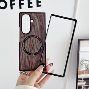 เคสโทรศัพท์ไม้แท้แบบแม่เหล็กสำหรับ Samsung <span class=keywords><strong>Z</strong></span> <span class=keywords><strong>Fold</strong></span> 7 <span class=keywords><strong>4</strong></span> 5 6 พร้อมฟิล์มกันรอยหน้าจอ วัสดุ PC บรรจุในถุง OPP - Product Image 4