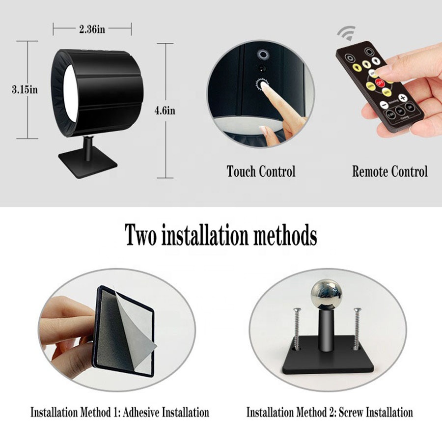 chargeable wall lamp