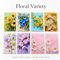 Ensemble de cartes de remerciement et d'enveloppes 4x6 pouces avec papier nacré, motif floral, intérieur vierge pour mariages, anniversaires, occasions professionnelles