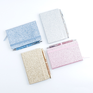 Juego de bolígrafos con diamantes de imitación para cuaderno de bolsillo, bolígrafos de cristal, Mini Diamante de tapa dura, diario con purpurina, <span class=keywords><strong>escritorio</strong></span> de oficina para mujer - Product Image 5