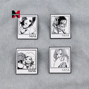 Chica de dibujos animados Anime <span class=keywords><strong>NANA</strong></span> Broches de metal Esmalte Pin de solapa - Product Image 4