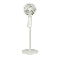 Ventilateur sur pied à oscillation 3D à 8 caractères, circulateur d'air